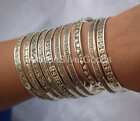 10 Set Of Silver Bangle Bracelet Handmade 925 Sterling Women Bangle Gifts ST95
