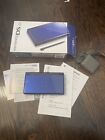 Nintendo DS Lite Console With Box Manual Charging Cable No Stylus