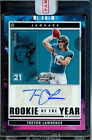 2021 Panini Contenders Optic Trevor Lawrence Rookie Of The Year Nebula Auto /2