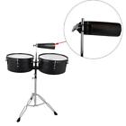 New profession Black Timbale Drum Set Percussion Instrument for Student