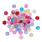 100x Lampwork Glass Loose Rose Flower Shape Bead Spacer Bulk for Jewelry Making