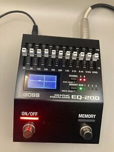 BOSS EQ-200 Graphic Equalizer Tested Working From Japan