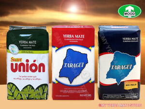Yerba Mate - 3 Kilos Variety Pack - Taragui - Union - Mañanita - FREE Shipping
