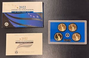 2022 US Mint American Innovation $1 Coin Proof Set (4 coins) (OGP/COA)