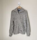 Vintage Pendleton Men’s Virgin Wool Zip Cardigan Sweater Speckled Size Medium