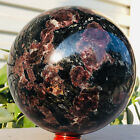New Listing9.15lb Natural Fireworks Garnet Quartz Crystal Healing Ball Sphere Healing