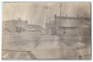 c1905 Street View Blatz Beer Stores Milwaukee Wisconsin WI RPPC Photo Postcard