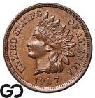 1907 Indian Head Cent Penny, Choice BU++