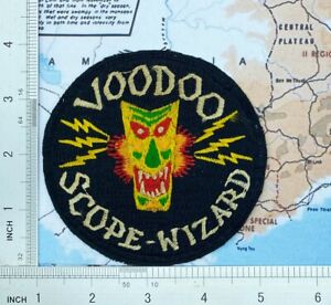 patch , us air force vietnam f101 voodoo scope wizard patch , usaf patch t4-206