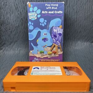 Blues Clues Arts and Crafts VHS Tape 1998 Nick Jr Nickelodeon Steve Orange