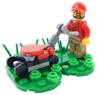 NEW LEGO LAWNMOWER & MINIFIG LOT city town minifigure figure lawn mower
