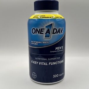 One A Day Mens Multivitamin Vitamins , 300 Tablets New Sealed Exp. 2025 READ