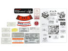 1963-64 Falcon Decal Kit 260 Sprint 15 Pieces Engine Compartment Ford New (For: More than one vehicle)