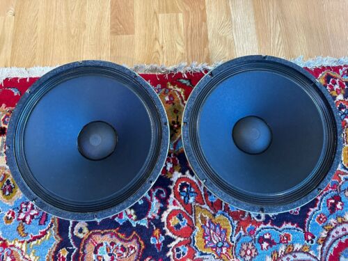 (2) Altec 416A 15” Vintage Speakers Woofers Drivers 16 Ohm