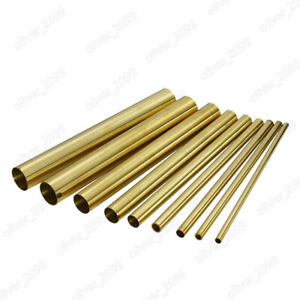 Brass Tube Brass Pipe Length 250mm Select Size