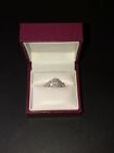 engagement ring set, Helzberg 14kt white gold diamond bridal set