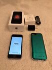 Unlocked Apple iPhone SE 1st Gen 64gb Space Gray Bundle with Mophie battery case