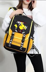 Pikachu School Bag Primary School Students Trendy Lightweight Boys and Girls Ch