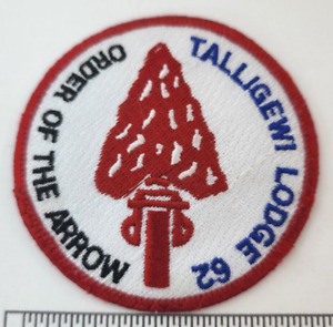 OA Order Of The Arrow Talligewi Lodge 62 Patch