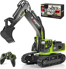 kolegend Remote Control Excavator Toy Truck, 1/18 Scale RC Toys Hydraulic for RC