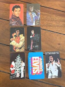 Elvis Presley Pocket Calendars (set of 7) Rock and Roll Souvenir