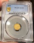 1852 Indian Princess Gold Dollar graded AU53 by PCGS Nice Luster