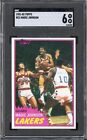1981 TOpps #21 Magic Johnson - SGC EX-MT 6 - Los Angeles Lakers - VSCARDS