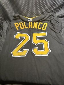 Pittsburgh Pirates Gregory Polanco Jersey Size XL Coolbase