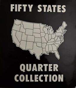 New Listing50 State Quarters with Album Folder Complete Set 1999-2008