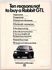 Volkswagen Rabbit GTI 10 Reasons Not To Buy 1983 Print Ad 8