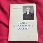 New Listing1966 Rayess' Art Of Lebanese Cooking By George N. Rayess HC DJ
