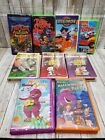 Lot Of 9 Children VHS MOVIES Collection HTF Barney, Digimon, Ninja Turtles