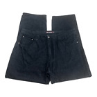 Akademiks Men Denim Black Cotton Straight Leg Jeans Size 44x30.6 Pockets Zipper
