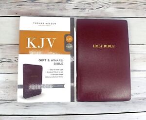 New KJV Gift And Award Red Letter Edition Bible NIP Nelson