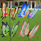 Giant Butterfly Garden Stakes Decorations Outdoor 3D Large Butterflies Lawn Deco