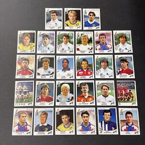 Lot Of Unused Panini Euro 92 Stickers Vintage 1992 Soccer Sticker Lot