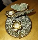 VINTAGE 1960s LINDEN BUTTERFLY AUTOMATON MUSIC BOX MOVEMENT PLAYS EVERGREEN