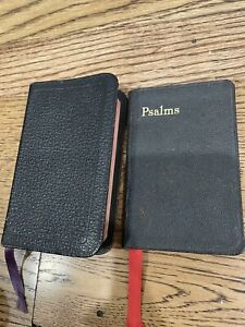 New ListingPair of Vintage Pocket Small Bibles Néw Testament and Psalms Christian NL