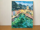 Riva Garda Italy Oil Paintings on Canvas Original Lake Garda Landscape Paintings