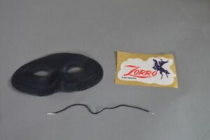 Marx Zorro Mask and Decal 1960's  Free Shipping