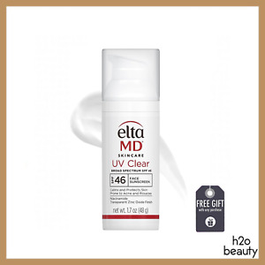 Elta MD UV Clear Facial Sunscreen SPF 46 1.7 oz EXP 06/26 *New in Box*