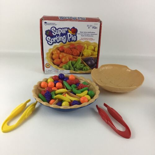 Learning Resources Super Sorting Pie Counting Numbers Math Motor Skills Activity