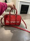 Supreme Purse Bag - Red Leather