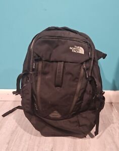 The North Face Backpack Black Surge Outdoor Hiking FlexVent Laptop Nylon Bag