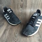 Adidas Forest Grove Trainers Mens Size 9 Black White EE5834 Trefoil Sneakers