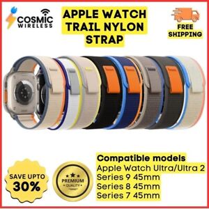 Trail Loop Sport Band Strap for Apple Watch Series 9 8 7 Ultra 2 45/49mm