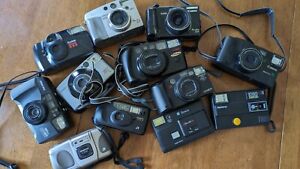 New ListingLot of 12 / 35mm Film and Digicam Digital Point & Shoot Cameras / Untested Parts