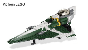 LEGO Star Wars 9498 Saesee Tiin's Jedi Starfighter Set No Minifigures Complete