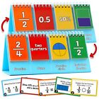 Double-Sided Fractions and Equivalency Flip Chart - Math Manipulatives for El...