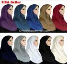 Lot of 10 Ruched Cascade Women pull on Amira Hijabs with Rhinestones Head scarf